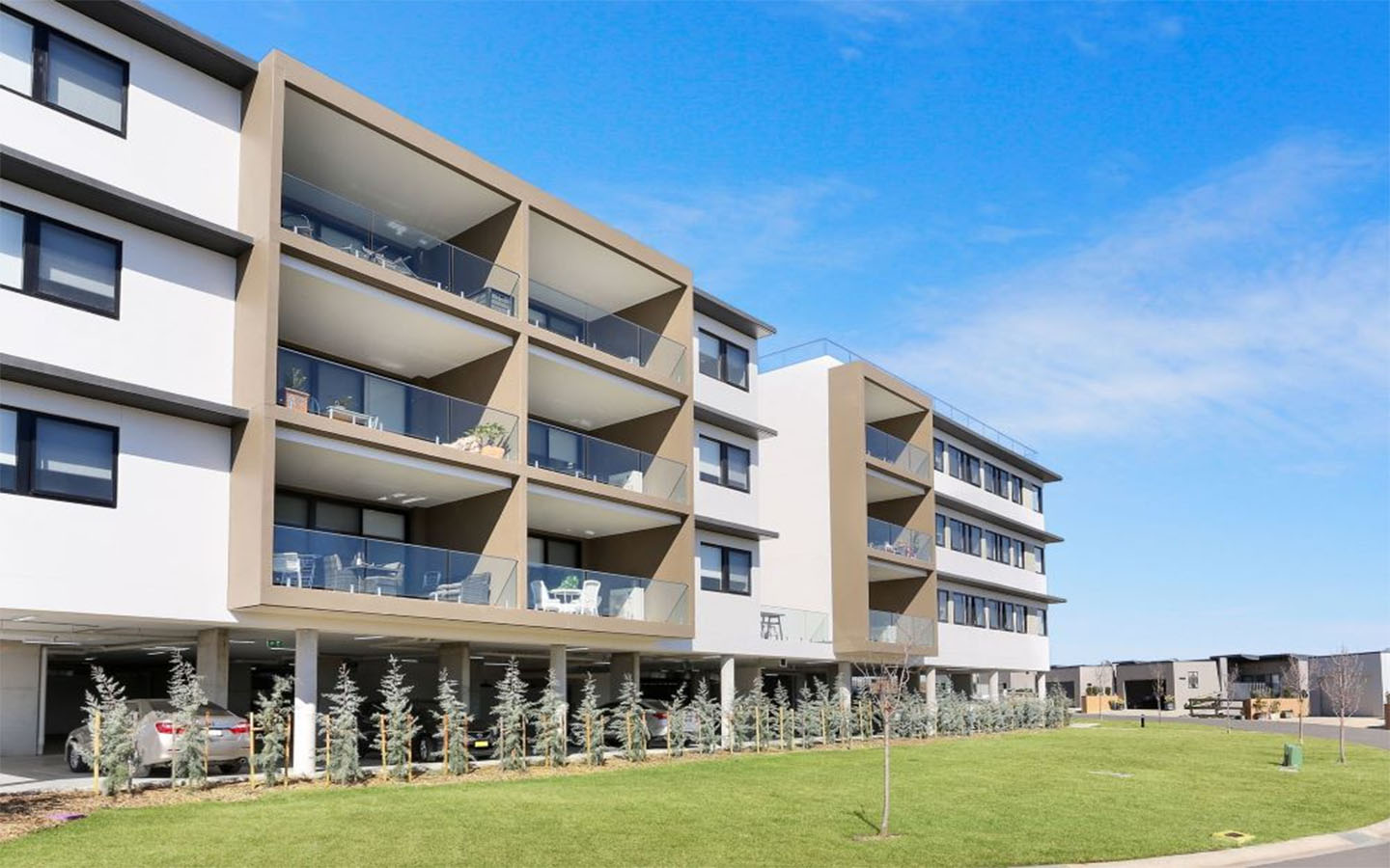 Compare this glossy photo on their website of the advertised apartment block, to the non-advertised other side (next graphic) Will the real village step up